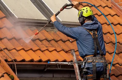 Démoussage et hydrofuge de toiture à Lascazères